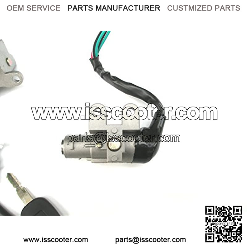 Scooter Ignition Switch Key Set 49 50 cc TaoTao Peace Roketa Jonway NST Tank Gy6 - Image 5