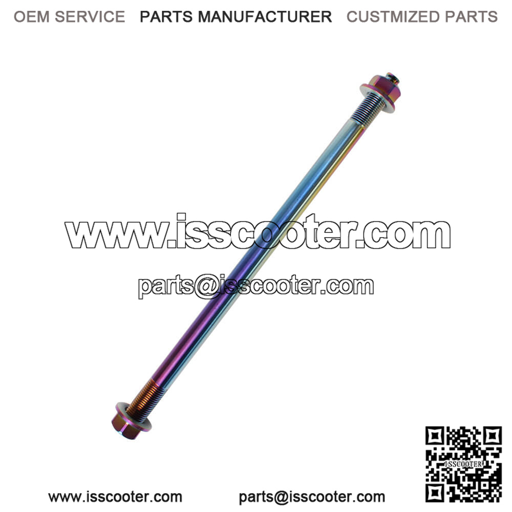 Front Axle (Electroplated12mm) GY6BuddyRoughhouse