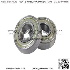 6001ZZ (6001Z) Shielded Scooter Wheel Bearings (Set of 2)