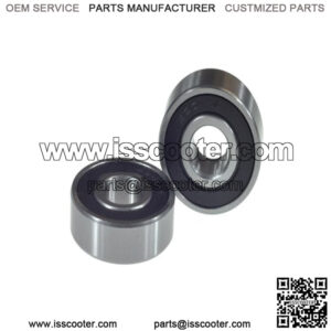 6201-2RS (6201RS) Sealed Dirt Bike, Mini Bike, & Scooter Wheel Bearings (Set of 2)