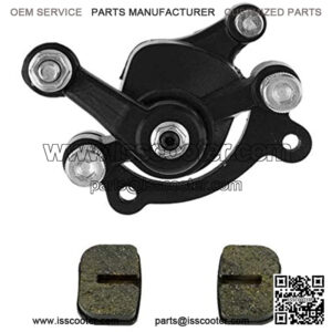 Disc Brake Caliper Replaced Pad for 97cc 2.8HP DB30 Doodle Bug Mini Dirt Bike Moto Classic Electric Razor MX500 33cc Motovox MVS10 43cc 47cc 49cc Moto ATV Gas Scooter Dirt Pocket Bike?? (black)