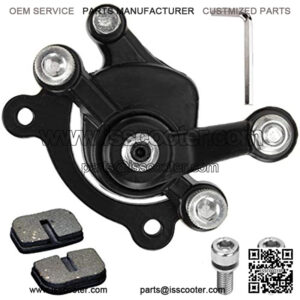 Disc Brake Caliper and Pads for 97cc 2.8HP Motorsports Doodle Bug DB30 (Blitz, Dirt Bug, Racer) MVS10 Electric Razor MX500 RSF350 Mini Bike 43 47 49cc Mini ATV Gas Scooter Dirt Pocket Bike