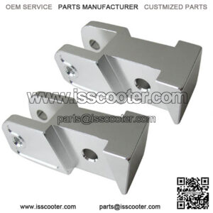 Shock Mount Relocating Bracket (Silver) GY6