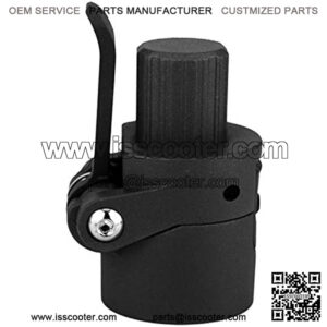 Foldable Handle Connector,Folding Pole Base Replacement Spare Parts for Xiaomi M365 Electric Scooter(Black)