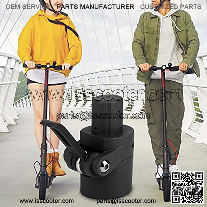 Foldable Handle Connector,Folding Pole Base Replacement Spare Parts for Xiaomi M365 Electric Scooter(Black) - Image 2