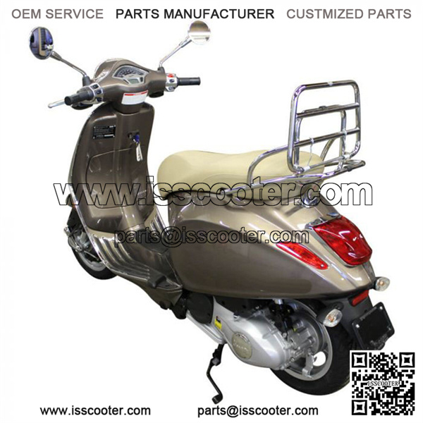 Chrome Folding Rear Rack; Vespa vera and Sprint