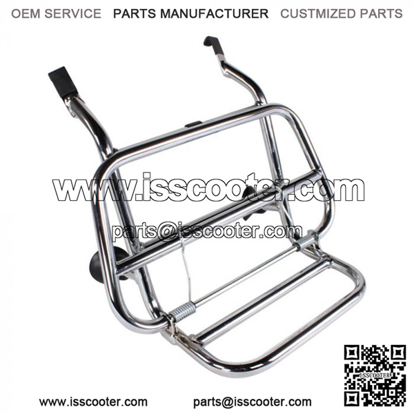 Chrome Front Rack; Vespa vera and Sprint