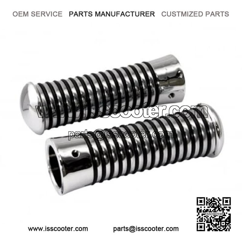 OEM Sundance Chrome Grips for Vespa PX, T5, Super, GTR, Sprint & etc.