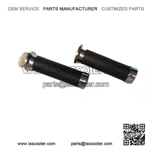 Pair of Knobs with Chrome Studs (CM29003) for VESPA PX 125/150/200.