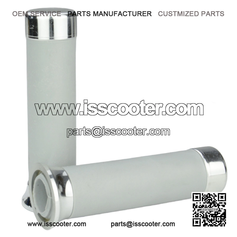 Grey Handlebar Grips for Vespa PX, T5 & LML Star.