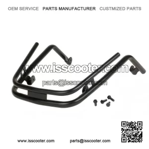 Black Mudguard Bumper/Crash Bars for Vespa PX & LML 125/150/200.