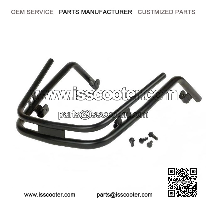 Black Mudguard Bumper/Crash Bars for Vespa PX & LML 125/150/200.
