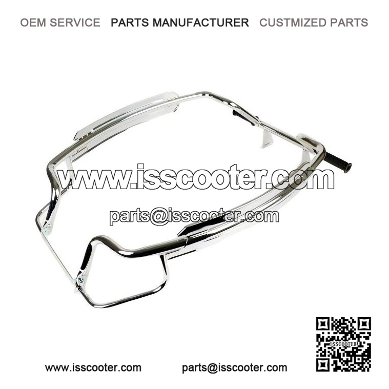 Chrome Crash Bars / Florida Side Panel Rear Protector for Vespa PX & LML 125/150/200.