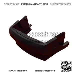 Black ABS Plastic Rear Frame Bumper for VESPA PX125E, PX150E & PX200E (1984-1998).