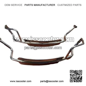 Chrome Side Crash Bars, Vespa PX T5