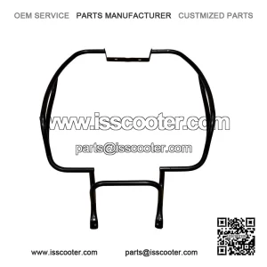 Black Rear Crash Bars / Side Protectors for Vespa PX