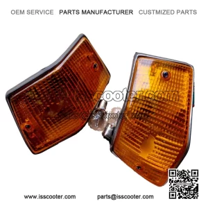 Orange Rear Indicator Lenses for Vespa PX, LML & T5 ?C slight paint flaw ?C clearance sale.