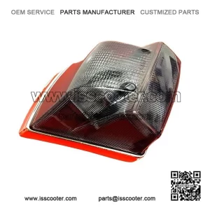Smoked Rear Brake Light Unit with Bulbs for VESPA PX DISC 125/150/200 (1998-2005).