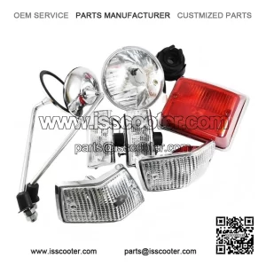 Rear Light, Headlight, Mirror & Indicator Set for Vespa PX 125/150/200 & LML Star.
