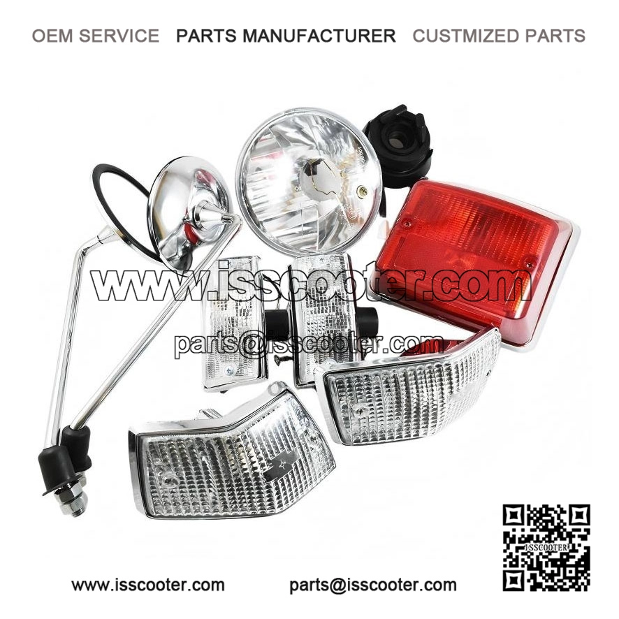 Rear Light, Headlight, Mirror & Indicator Set for Vespa PX 125/150/200 & LML Star.