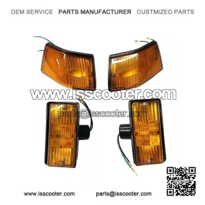 Standard Set of Front and Rear Indicator Units for VESPA PX125E, PX150E & PX200E.