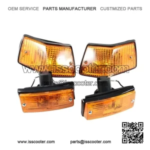 Set of 4 Amber Lens Indicators for VESPA PX, PE & P200E.