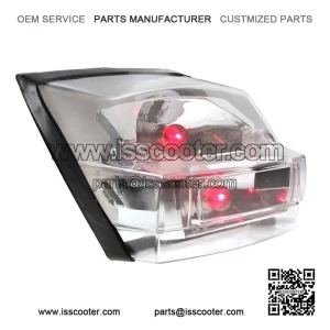 Rear Transparent Stop Light for Vespa PX 125/150/200 PE (Not Rainbow).