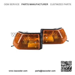 Original Orange Indicator Lenses, Vespa PX 125-150-200