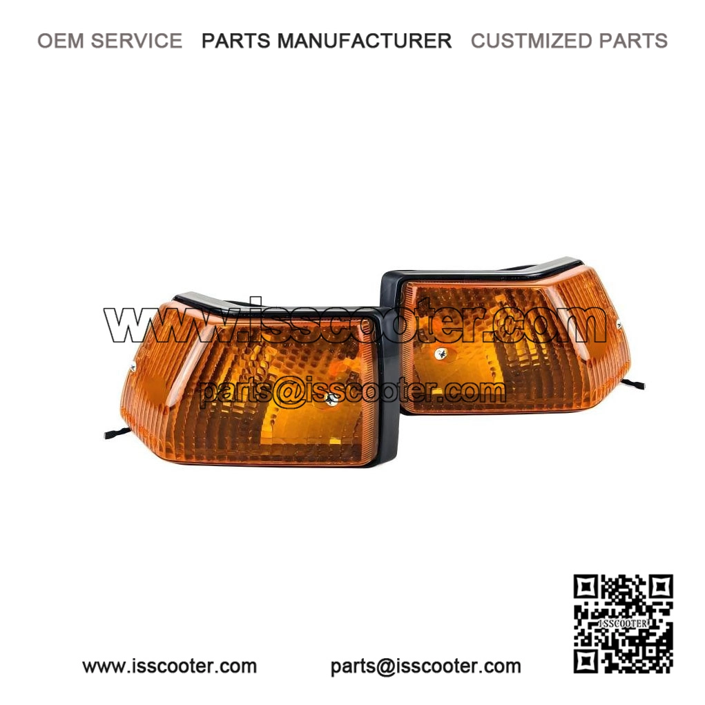 Original Orange Indicator Lenses, Vespa PX 125-150-200
