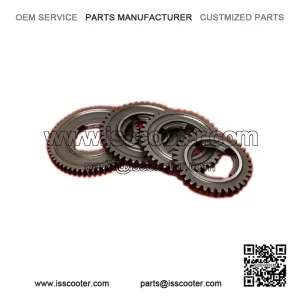 Gear Rack Set (57-42-38-35 Teeth) for VESPA PX125E, PX150E & PX200E (1998-2005).