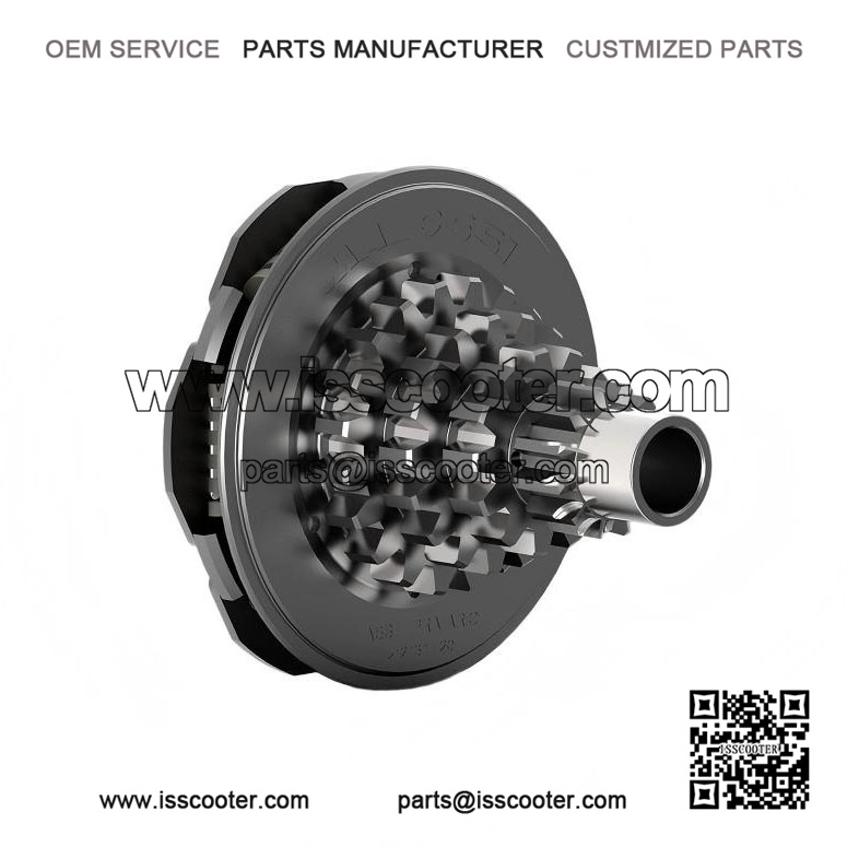Gear Shift Kit with Crash Pads for Vespa 125/150/200 PX, PE & Rainbow.
