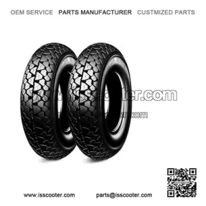 2-Piece S83 Reinforced Rubber Tyre for Vespa PX 125/150 (3.50.10).