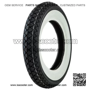 350 x 10 Inch White Wall Tyre for Split Rims ?C fits VESPA PX, T5 & PE CLASSIC.