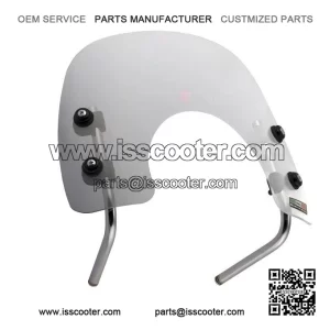 Clear Screen Windshield / Flyscreen for Vespa PX & LML 125/150/200 Star.
