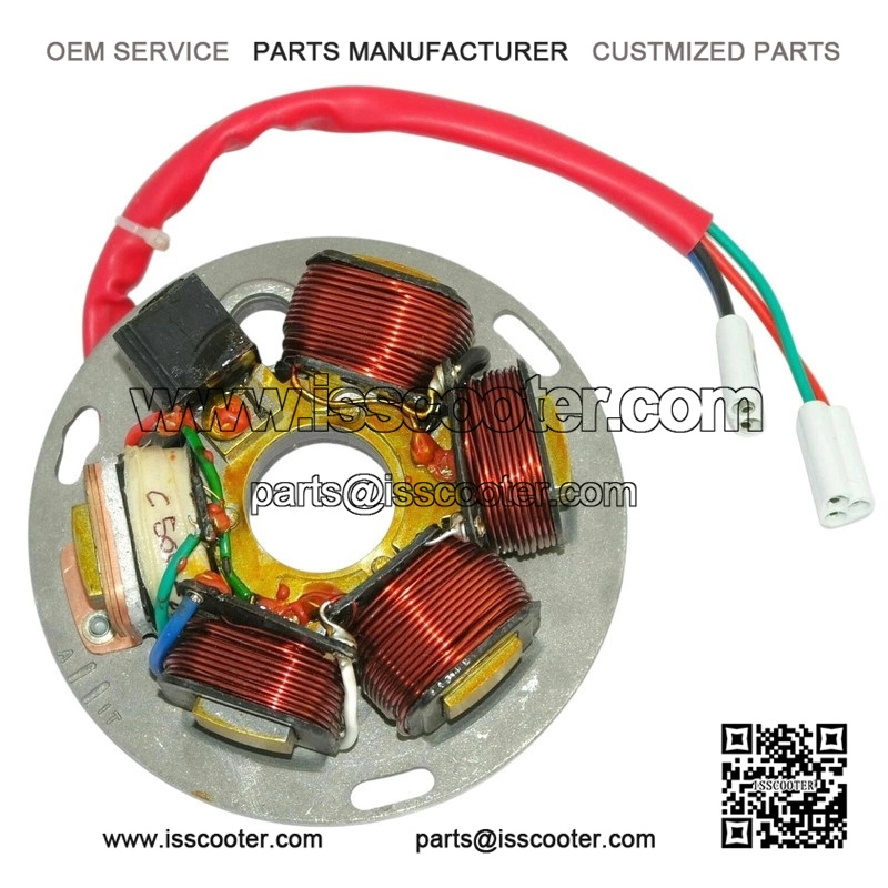 12V 5-Wire Ignition Stator Plate Assembly for VESPA 12V PX, LML, T5 & 125 Stella.