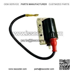New Black 12V Ignition HT Coil for Vespa PX, LML, Star, Stella & Primavera.