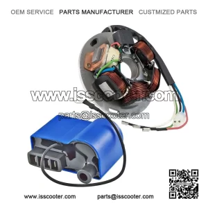 Stator & Coil Kit, 5-Wire OEM Spec, Vespa PX 125 150 200 Arcobaleno