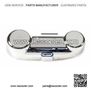 Embossed Chrome Plastic Front Fork Suspension Arm Cover (1984-2016).