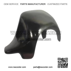 Black Racing Sport Windshield for Vespa PX FL2, PX150E, PX200E & Stella4T.