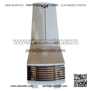 Unpainted Late-Type Horncast with Chrome Grill for Vespa PX MK1, LML Star & Disc Horncasting.