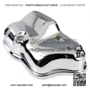 Chrome Oil Injection Type Carburetor Cover for VESPA PX125E, PX150E, PX200E & T5125.