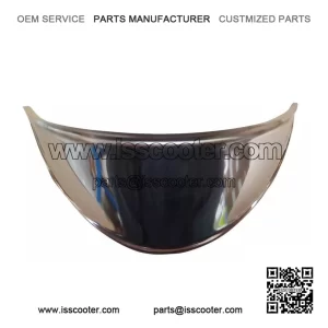 Polished Stainless Steel Headlight Peak / Mirror (155M) for Vespa PX, LML & Rally.
