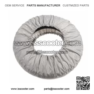10 Inch Grey Elasticated Nylon Wheel Cover, Vespa PX, RALLY, GS, SS