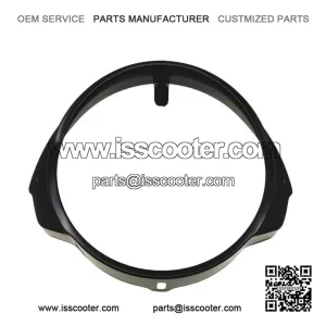 BLACK HEADLIGHT RING FOR FRONT HEADLIGHT ?C Vespa PX PE 125/150/200 (1 Series)
