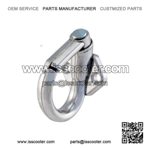 Chrome / Black Luggage Hook for Vespa PX, T5 125cc, Rally, Sprint & GT.
