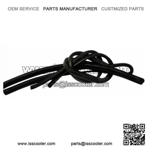 Pair of Black Side Panel Rubbers ?C New, for Vespa PX, P & LML.