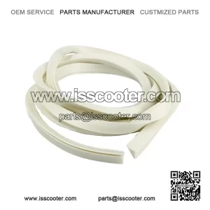 White Glovebox Rubber Seal for Vespa PX & T5.