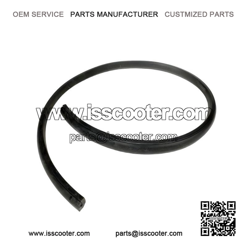 Left Hand Side Panel Rubber in Black for Vespa PX & T5.