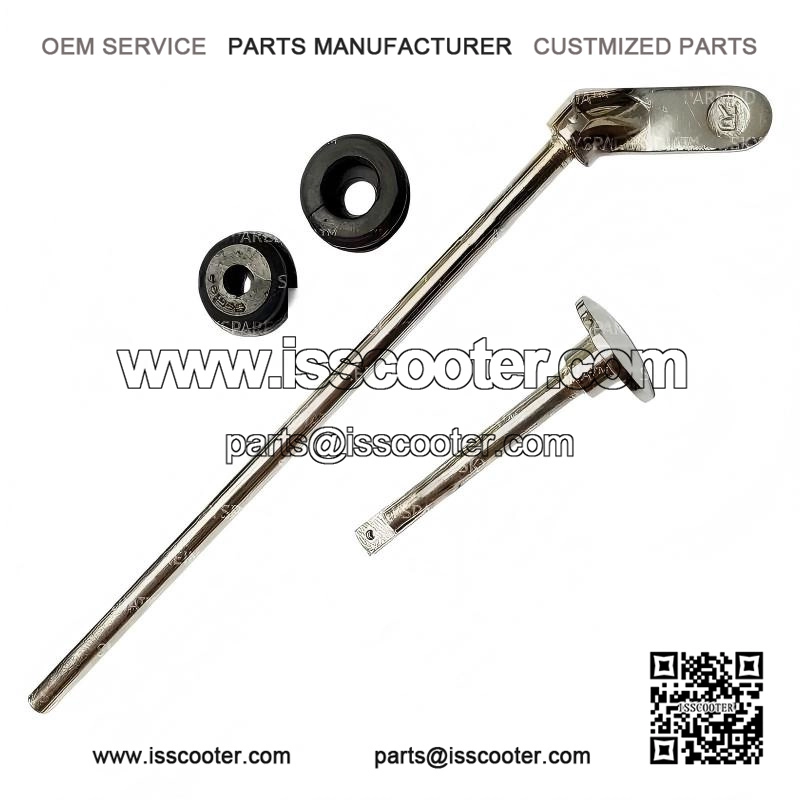 Set of 4 Petrol Lever / Fuel Choke Rubbers and Clips for Vespa PX, LML, Star & Stella.