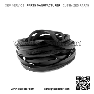 Black Rubber Edge Protection for Piaggio Vespa PX / PE.